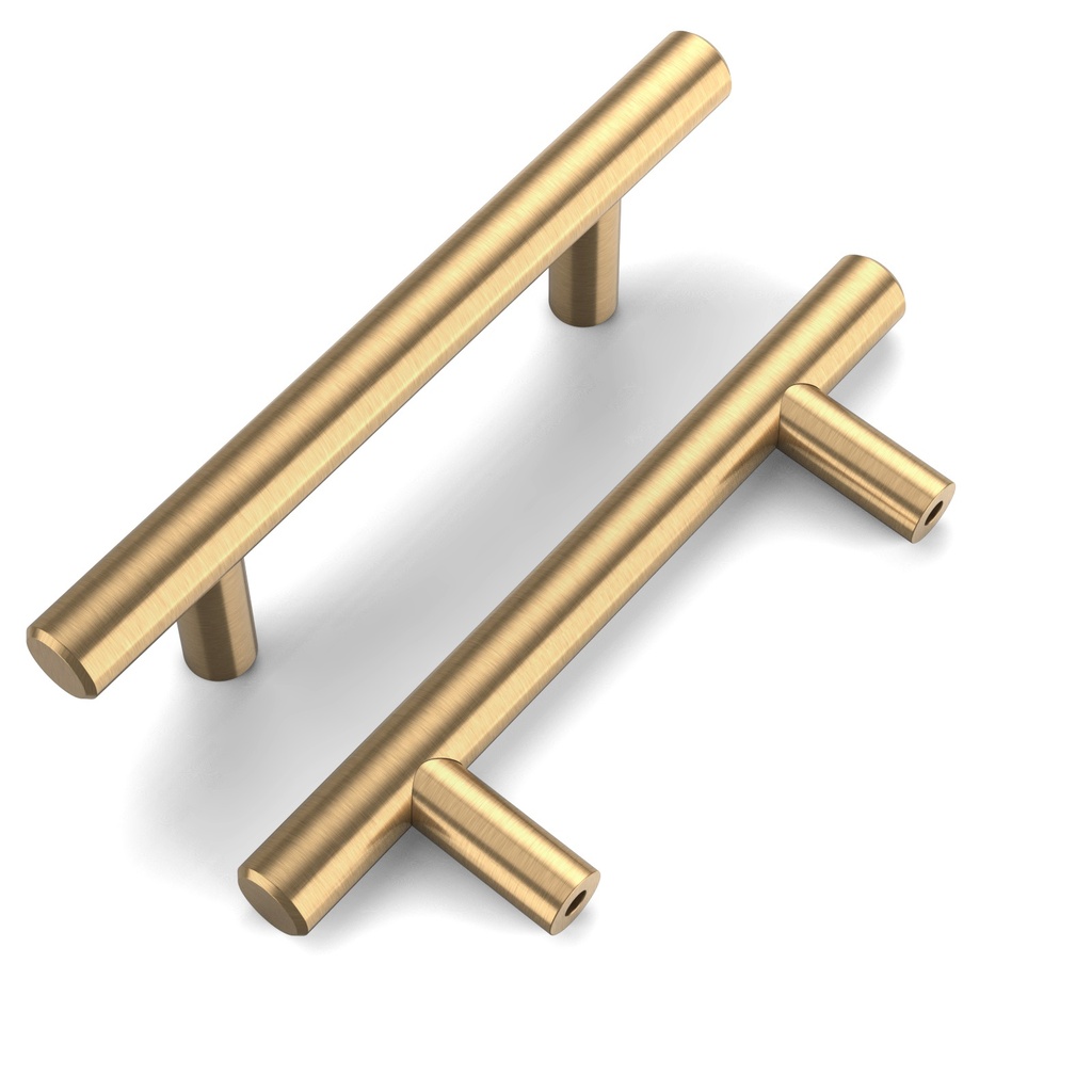 Contemporary Steel TBar Pull Handle PCH01 PACO Redefining Hardware